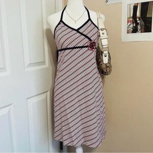 Vintage Red, White, and Blue Halter Dress (YL/S)